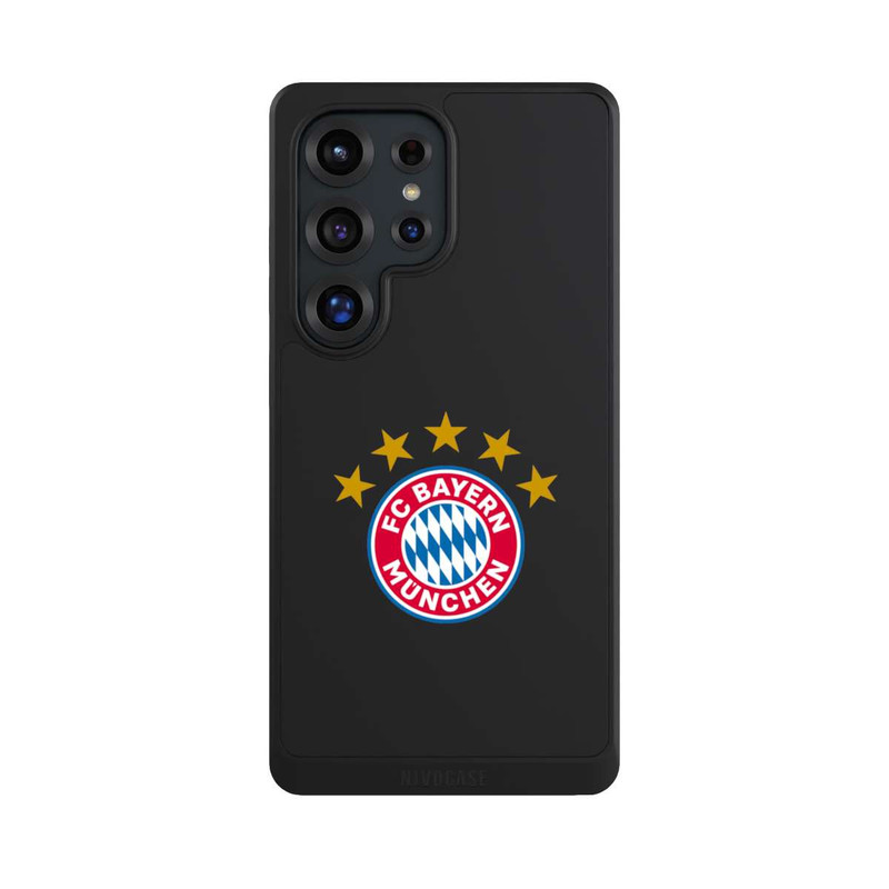 Galaxy S25 Ultra NIVOcore FCB Logo mit Sterne - ohne Hintergrund