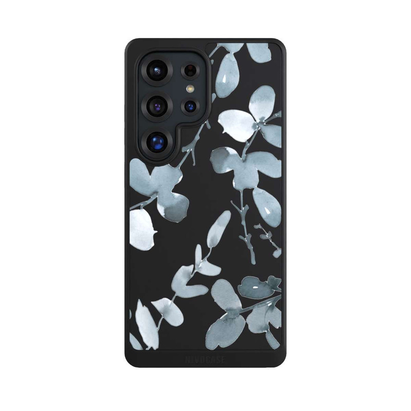 Galaxy S25 Ultra NIVOcore Eukalyptus Muster transparent