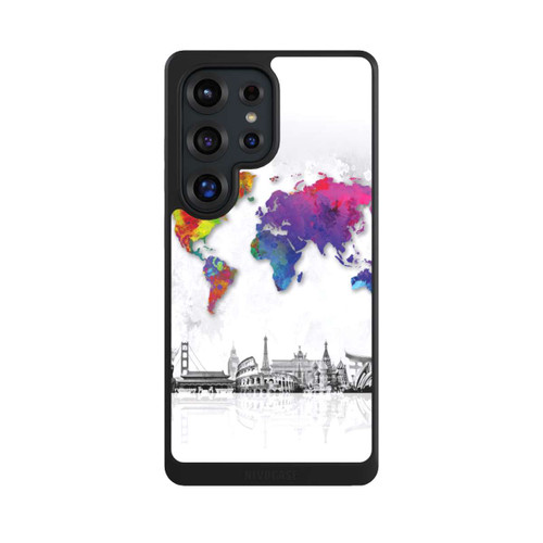 Samsung Galaxy S25 Ultra NIVOcore Worldmap with Skyline