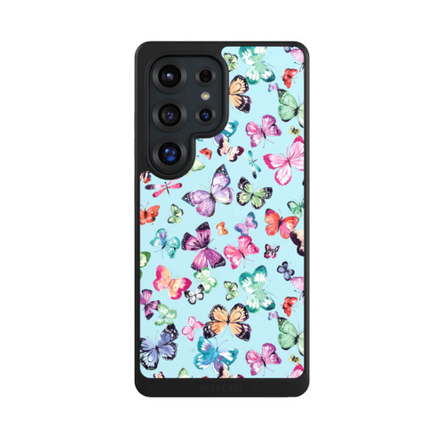 Samsung Galaxy S25 Ultra NIVOcore Butterflies Pink Orange Blue