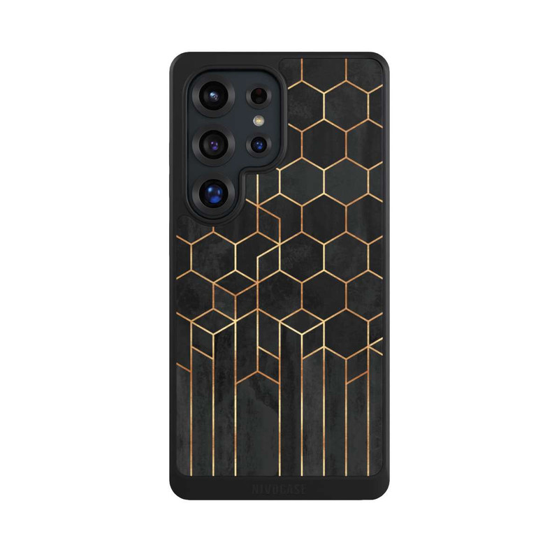 Galaxy S25 Ultra NIVOcore Black Hexagons