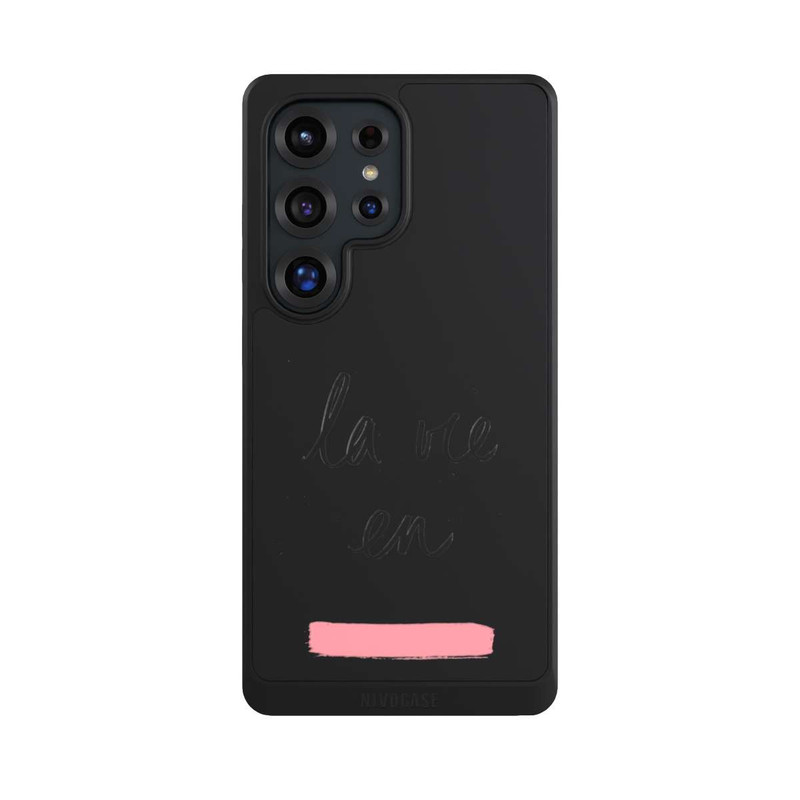 Galaxy S25 Ultra NIVOcore La vie en Rosa Transparent