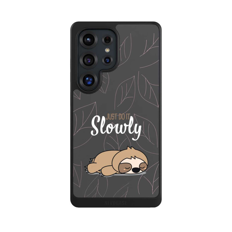 Galaxy S25 Ultra NIVOcore Just Do It Slowly Sloth Grey