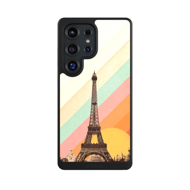 Galaxy S25 Ultra NIVOcore Eiffelturm Regenbogen