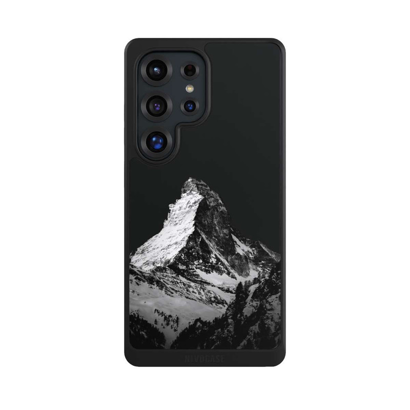 Galaxy S25 Ultra NIVOcore Snow Capped Mountains grey