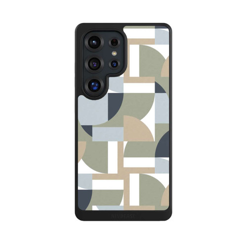 Samsung Galaxy S25 Ultra NIVOcore Futuristic Bauhaus Polygons Beige