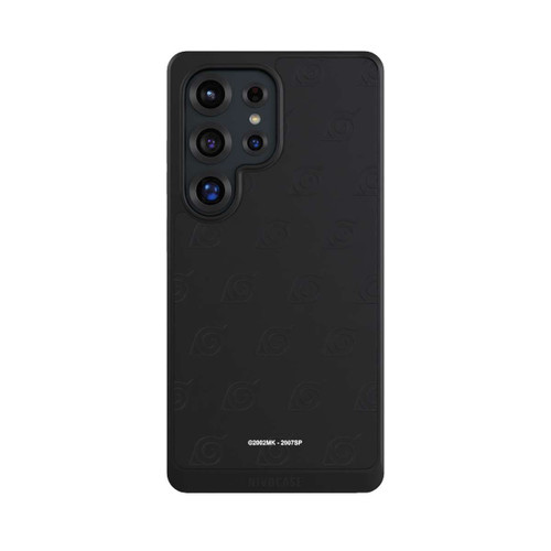 Samsung Galaxy S25 Ultra NIVOcore Schwarzes Konoha-Muster Transparent
