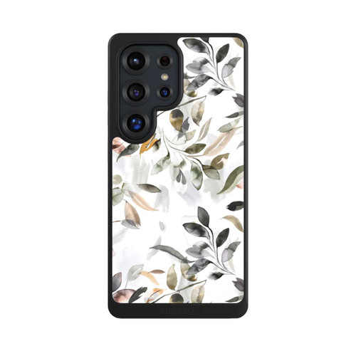 Samsung Galaxy S25 Ultra NIVOcore Watercolor Neutral Leaves