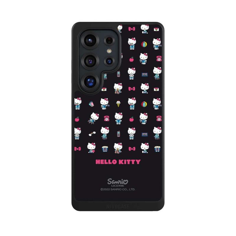 Galaxy S25 Ultra NIVOcore Hello Kitty 90s Schwarz