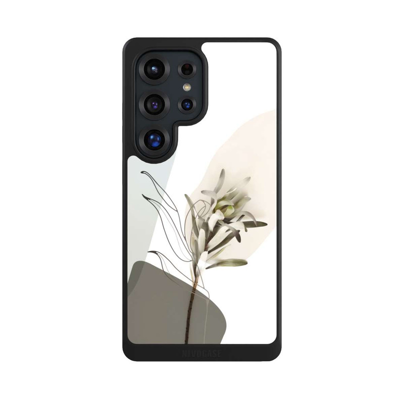 Galaxy S25 Ultra NIVOcore Boho Line Art Olivgrün