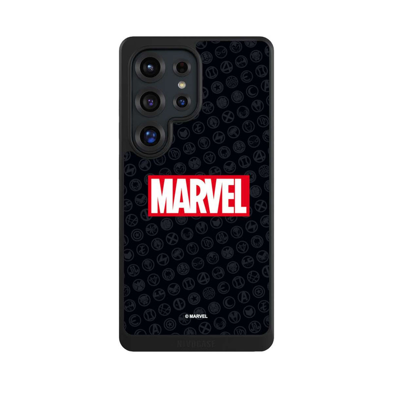 Galaxy S25 Ultra NIVOcore Marvel Logo Black Red 
