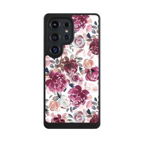 Samsung Galaxy S25 Ultra NIVOcore Herbstpfingstrosen und Rosen in Rosa