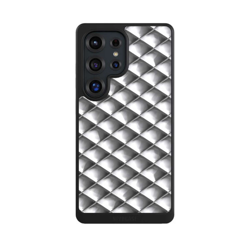 Samsung Galaxy S25 Ultra NIVOcore Glamour Silver Squares