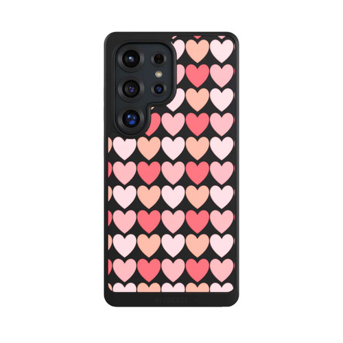 Samsung Galaxy S25 Ultra NIVOcore Coeurs d'ombres roses