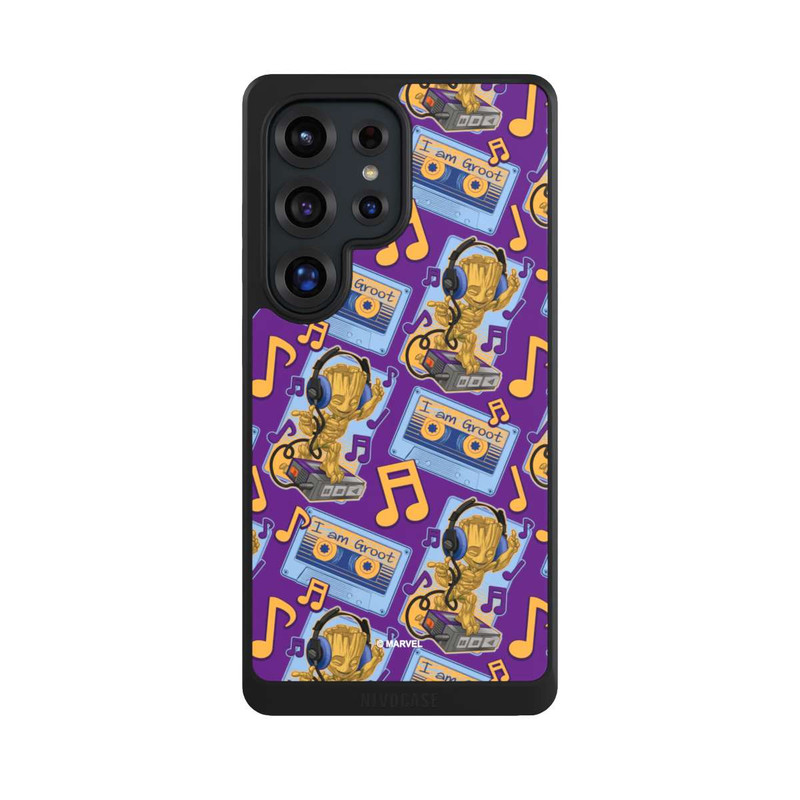 Galaxy S25 Ultra NIVOcore Groot Comic Headphones Guardians of the Galaxy