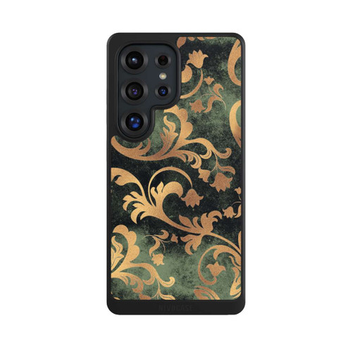 Samsung Galaxy S25 Ultra NIVOcore Damask Wallpaper Dark Green