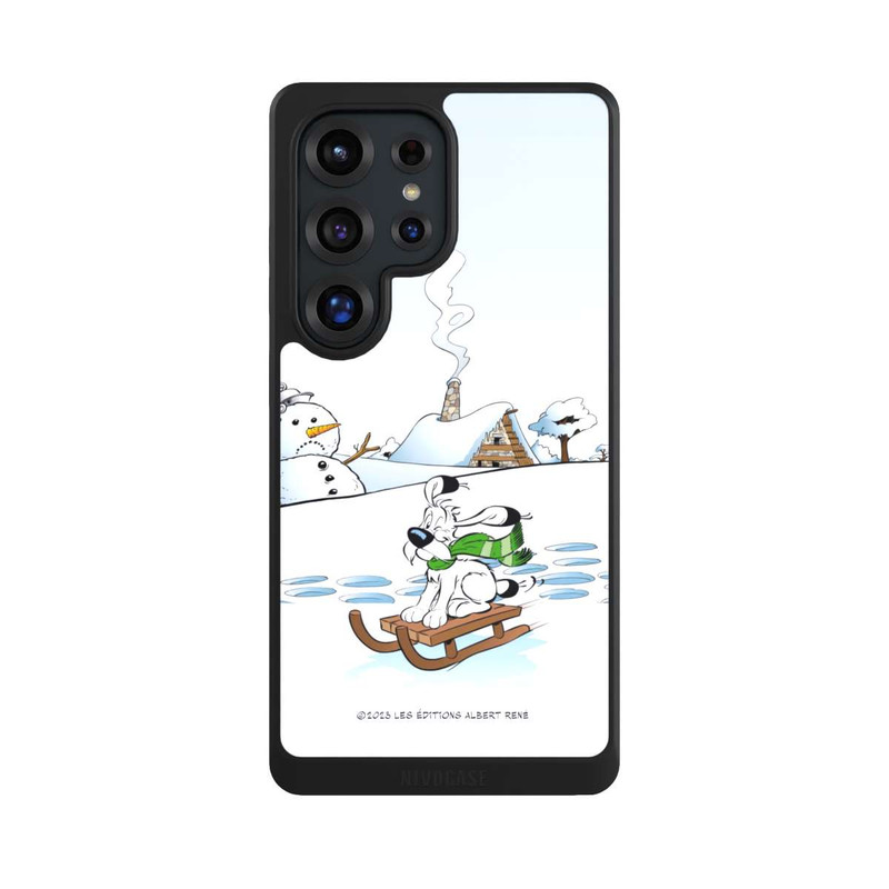 Galaxy S25 Ultra NIVOcore Idefix fährt Schlitten