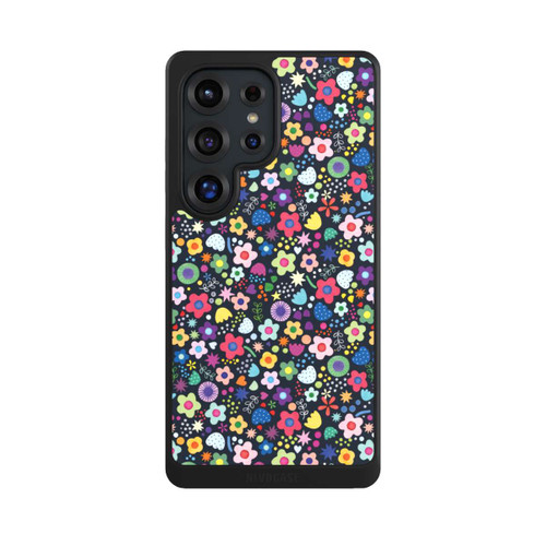 Samsung Galaxy S25 Ultra NIVOcore Psychedelic Flowers Multi Black