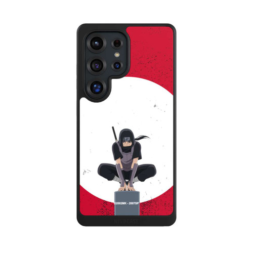 Samsung Galaxy S25 Ultra NIVOcore Itachi Uchiha symbol red background