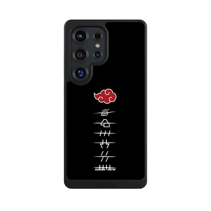 Galaxy S25 Ultra NIVOcore Akatsuki Mitgliedssymbole Schwarz