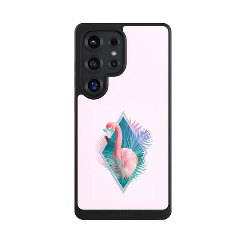 Samsung Galaxy S25 Ultra NIVOcore Tropical Leaves Flamingo