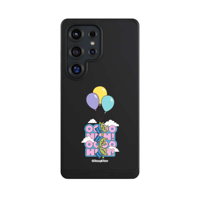 Galaxy S25 Ultra NIVOcore Toy Story Aliens Balloons OOOOHHH Transparent