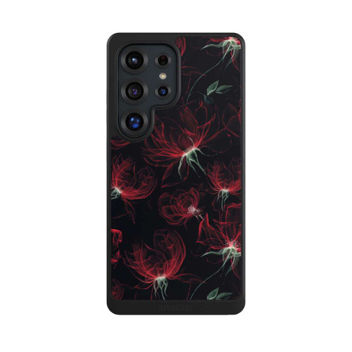 Samsung Galaxy S25 Ultra NIVOcore Red Flowers Wallpaper