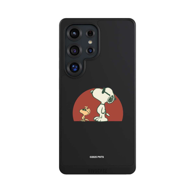 Galaxy S25 Ultra NIVOcore Snoopy Woodstock Far Out transparent