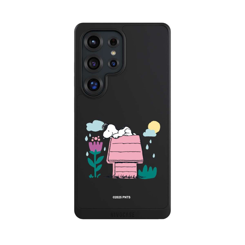 Galaxy S25 Ultra NIVOcore Snoopy Chenil Printemps transparent