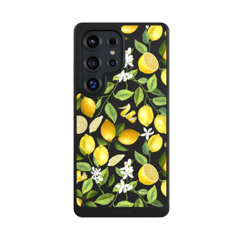 Galaxy S25 Ultra NIVOcore Lemon Summer Wallpaper Transparent