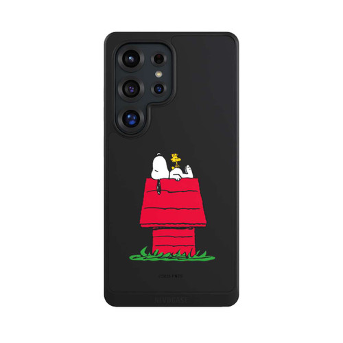 Samsung Galaxy S25 Ultra NIVOcore Snoopy and Woodstock Classic transparent
