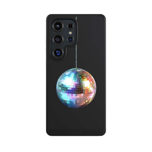 Samsung Galaxy S25 Ultra NIVOcore Discokugel Party Blau Gold Transparent mit KI