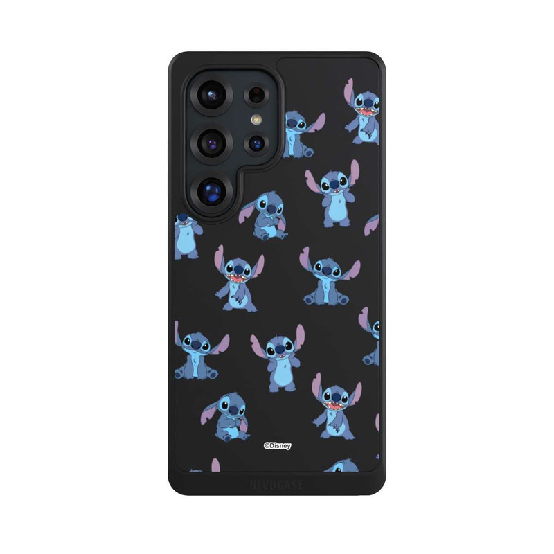 Galaxy S25 Ultra NIVOcore Stitch Faces Pattern Transparent