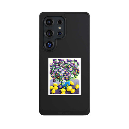 Samsung Galaxy S25 Ultra NIVOcore Purple Asters and Lemons by Christopher Ryland