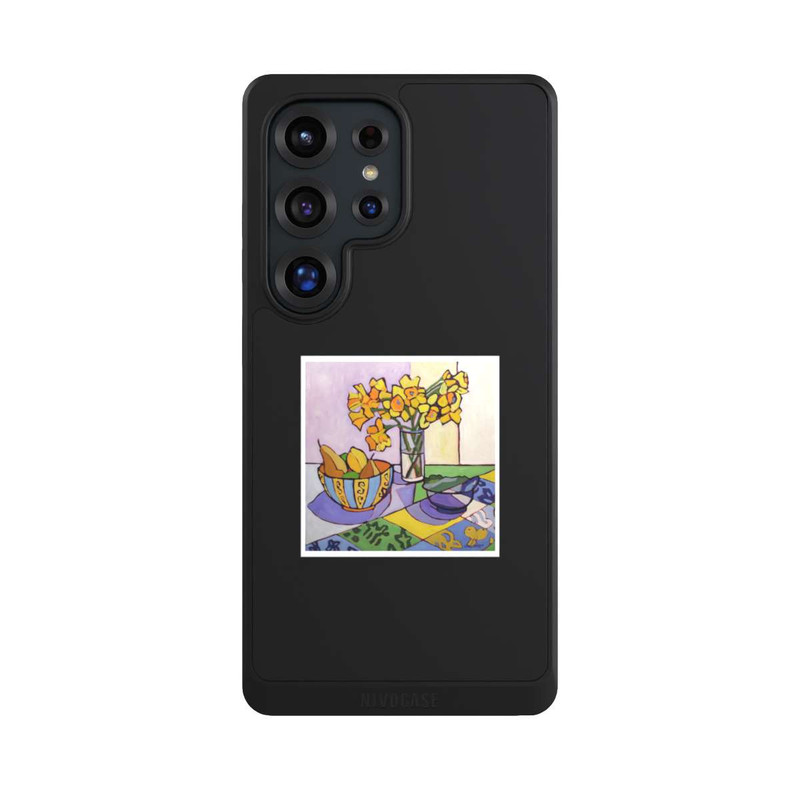 Galaxy S25 Ultra NIVOcore Daffodil Patchwork, 2023, by Catherine J Martzloff