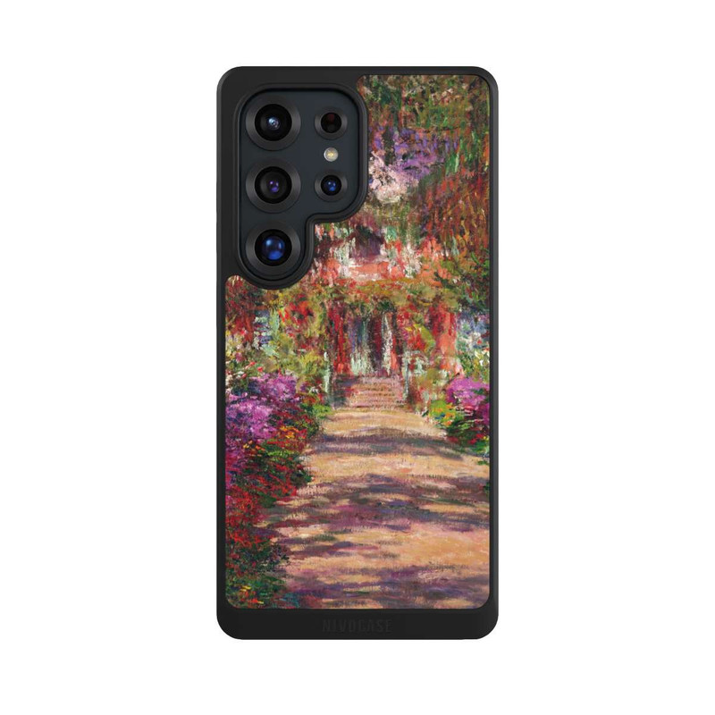 Galaxy S25 Ultra NIVOcore Eine Allee in Monets Garten in Giverny by Claude Monet