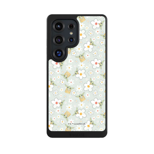 Samsung Galaxy S25 Ultra NIVOcore Baby Yoda Blumen Muster