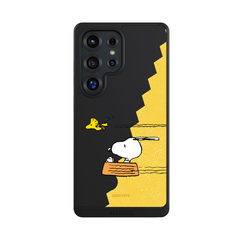 Galaxy S25 Ultra NIVOcore Peanuts-Snoopy und Woodstock Transparent