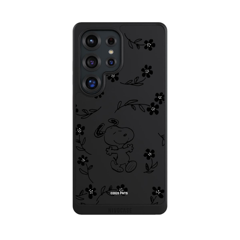 Galaxy S25 Ultra NIVOcore Snoopy und Flowers Transparent