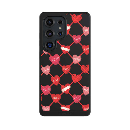 Samsung Galaxy S25 Ultra NIVOcore Herz Muster XOXO Rot