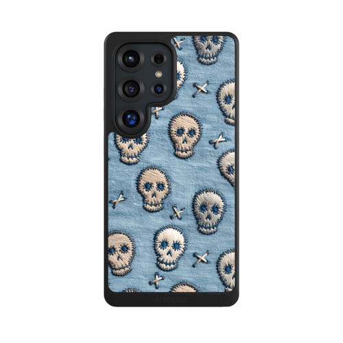 Samsung Galaxy S25 Ultra NIVOcore Skulls on Jeans Pattern