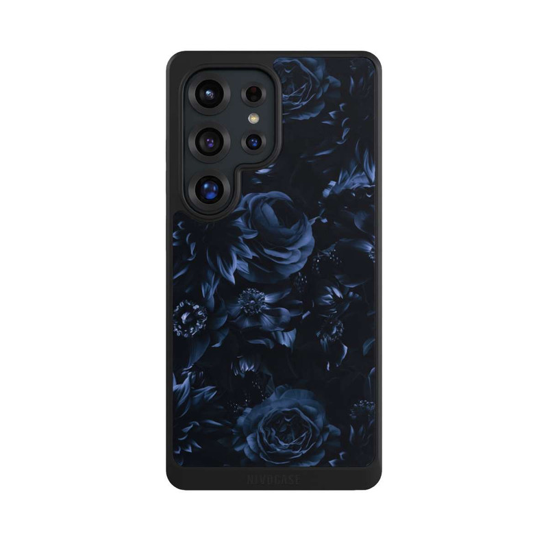 Galaxy S25 Ultra NIVOcore Shadow Flowers Blue