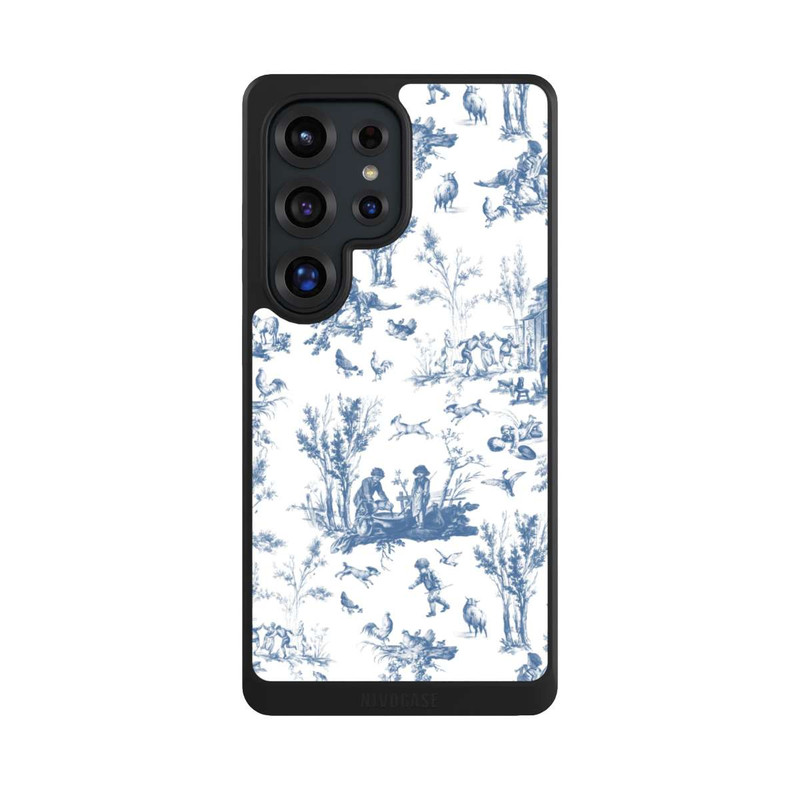 Galaxy S25 Ultra NIVOcore Blue Landscape Vintage Pattern
