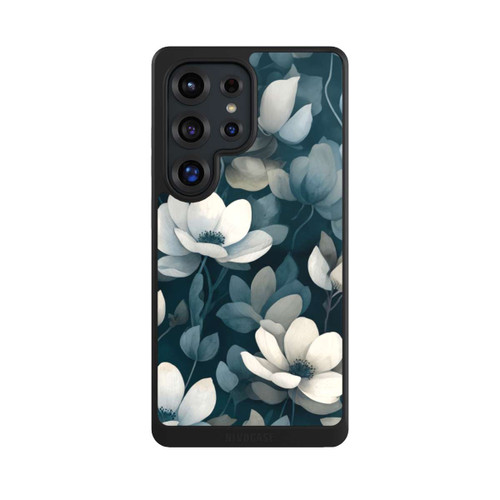 Samsung Galaxy S25 Ultra NIVOcore Petrolfarbene Negativblumen mit KI
