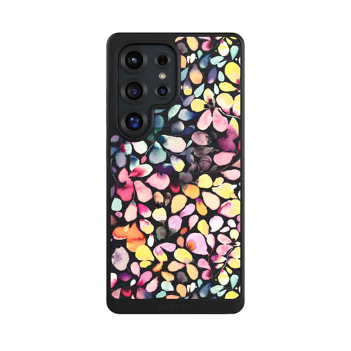 Samsung Galaxy S25 Ultra NIVOcore Eucalyptus Watercolor Leaves Black