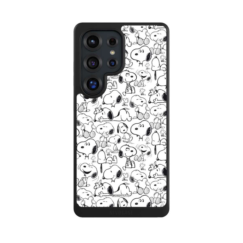 Galaxy S25 Ultra NIVOcore Classic Snoopy Pattern White