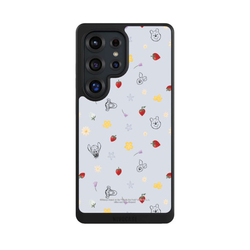 Samsung Galaxy S25 Ultra NIVOcore Winnie the Pooh and Friends Strawberry Pattern Blue