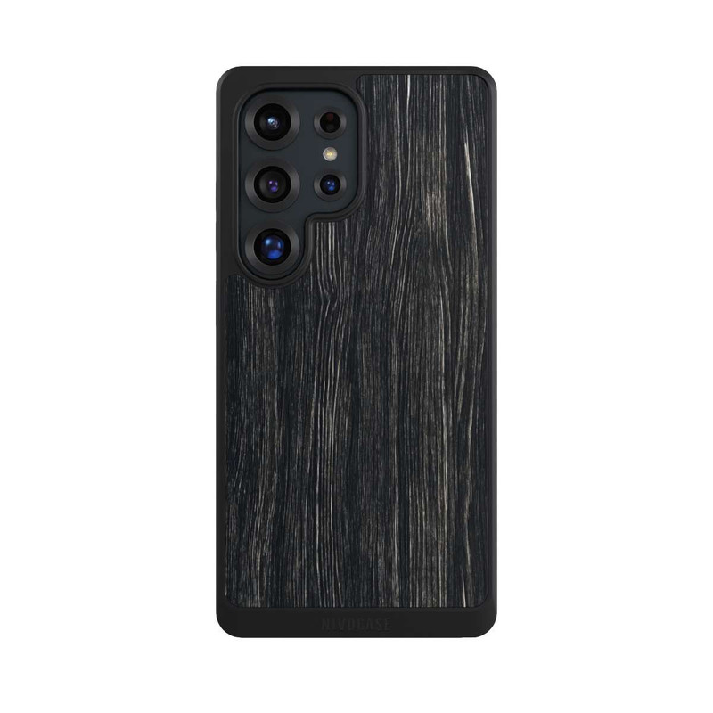 Galaxy S25 Ultra NIVOcore Dunkle Holzstruktur