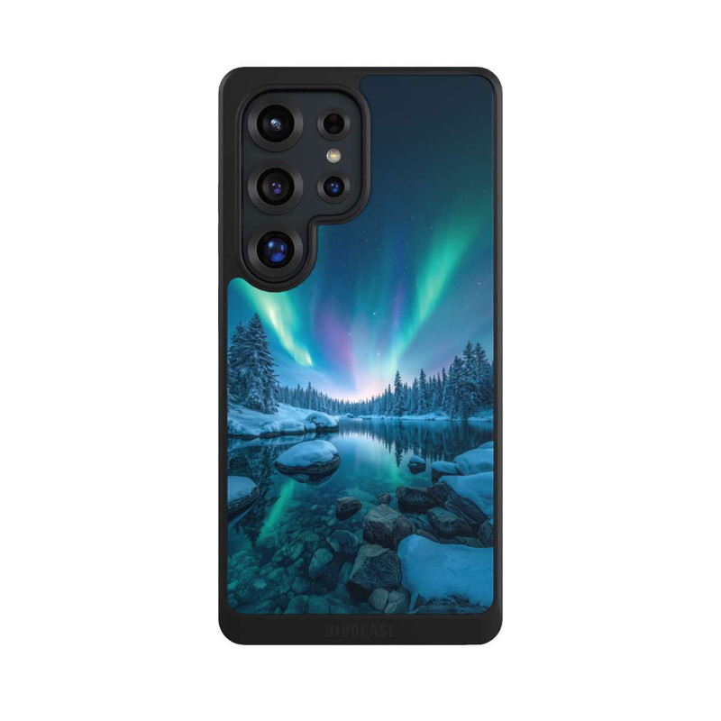 Galaxy S25 Ultra NIVOcore Aurores boréales Briller avec IA