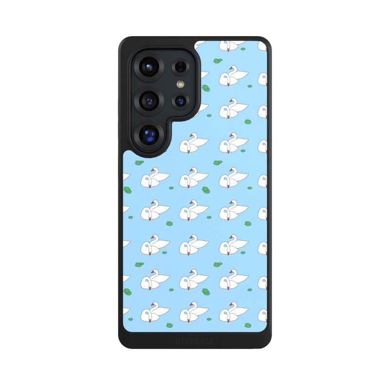 Galaxy S25 Ultra NIVOcore Ducks Pattern Blue Pond